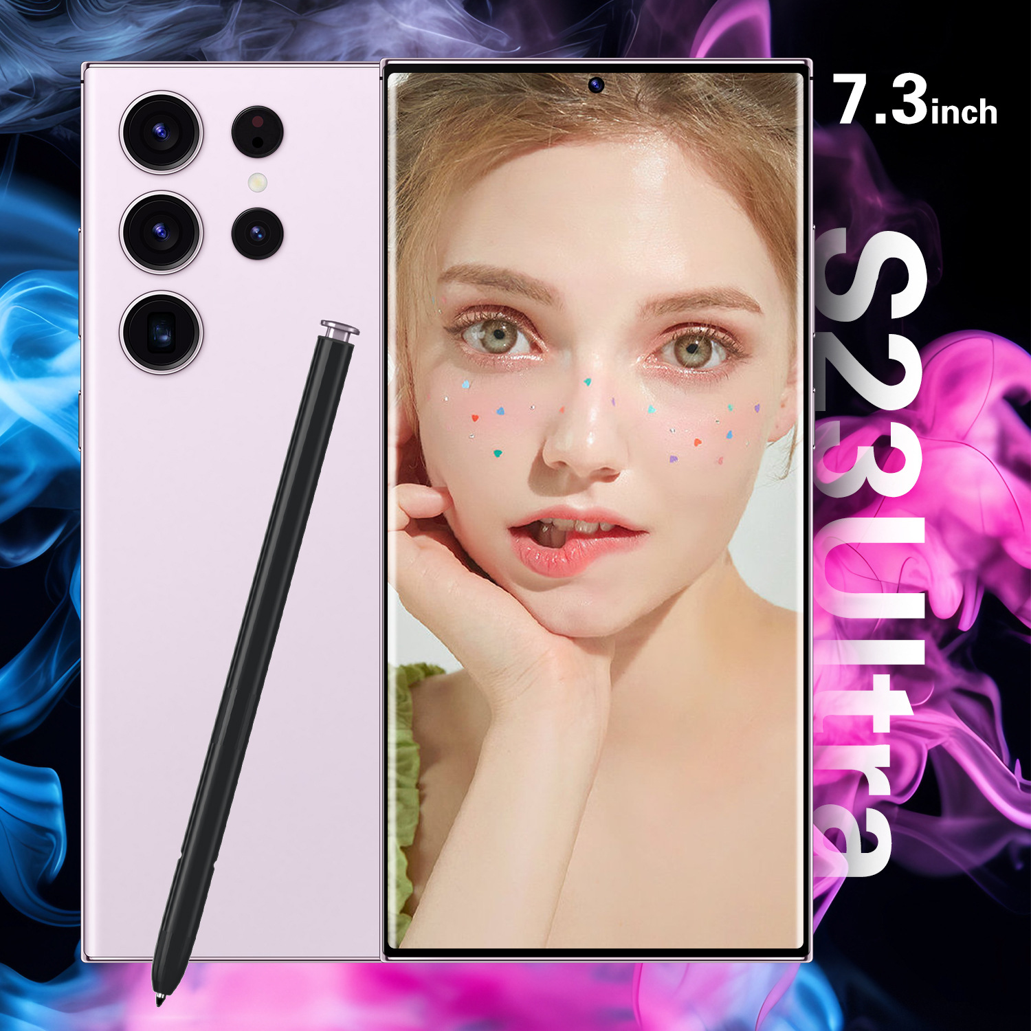 New in stock S23 Ultra cross-border Android smart 5G mobile phone 3G +64G high-end all-in-one machine foreign trade delivery