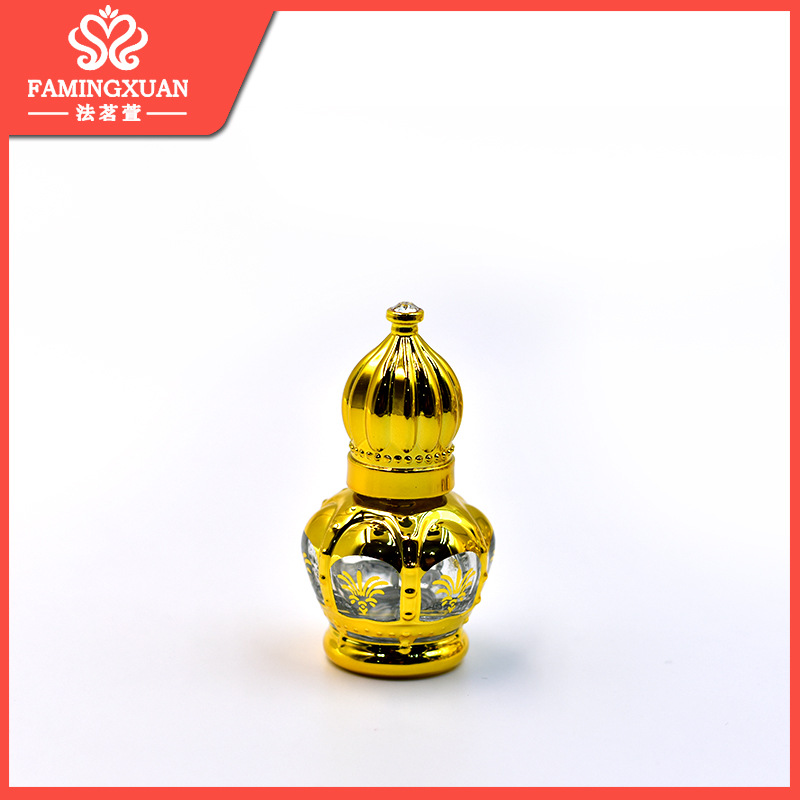 Freningxuan sub-embotellado a granel perfume botella vacía 12ML bronceado vidrio bola botella vacía