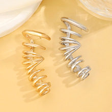 欧美夸张个性朋克龙耳夹女无耳洞新中式龙形锆石荆棘几何耳廓耳挂