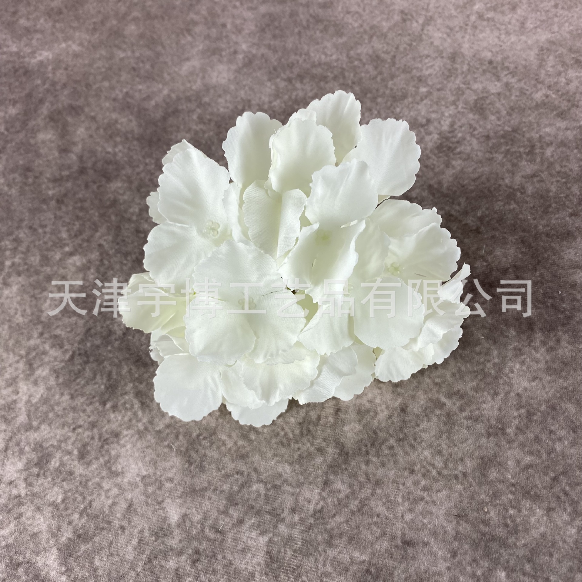 Hortensia de una sola cabeza de boda flor artificial auditorio boda arreglo de flores base hogar Decoración Floral suministro directo de fábrica