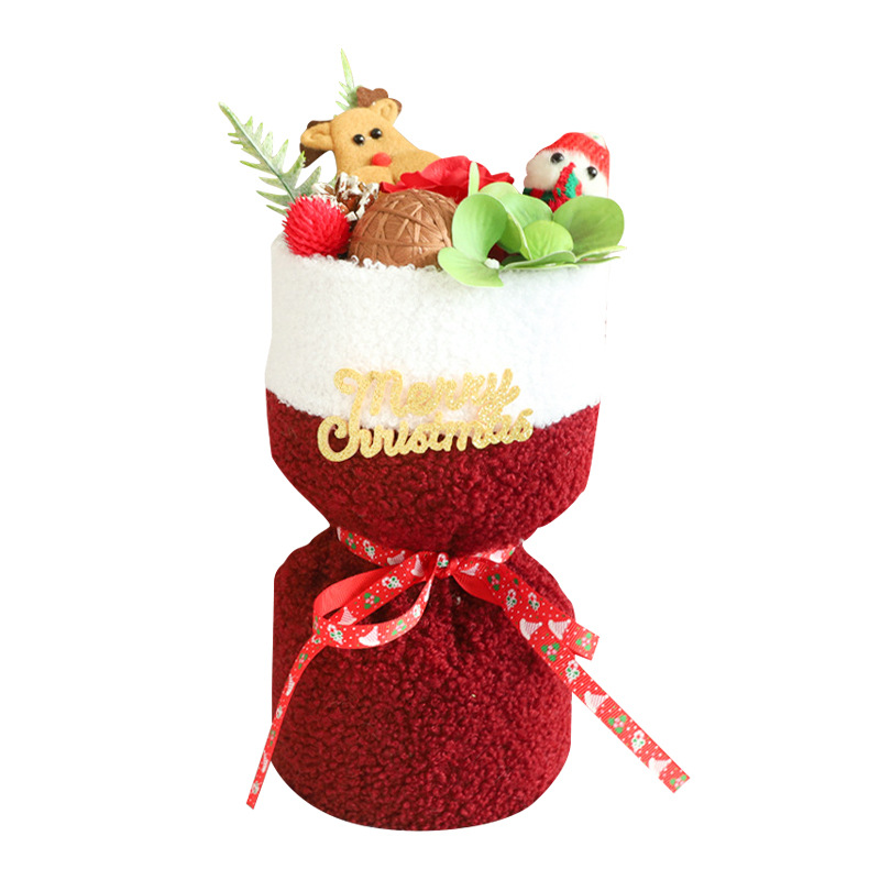 Festival Geschenke Weihnachten Weihnachten Puppe Bouquet Weihnachten Mädchen Geschenk Erweiterte DIY Weihnachten Bouquet Geschenk_voghion.com