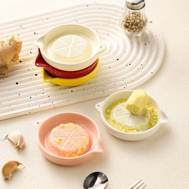 Ceramic Grinder Pestle Baby Food Supplement Ginger Garlic Masher Fruit Masher Manual Grinding Plate Ceramic Grinder Pestle Baby Food Supplement Ginger Garlic Masher Fruit Masher Manual Grinding Plate