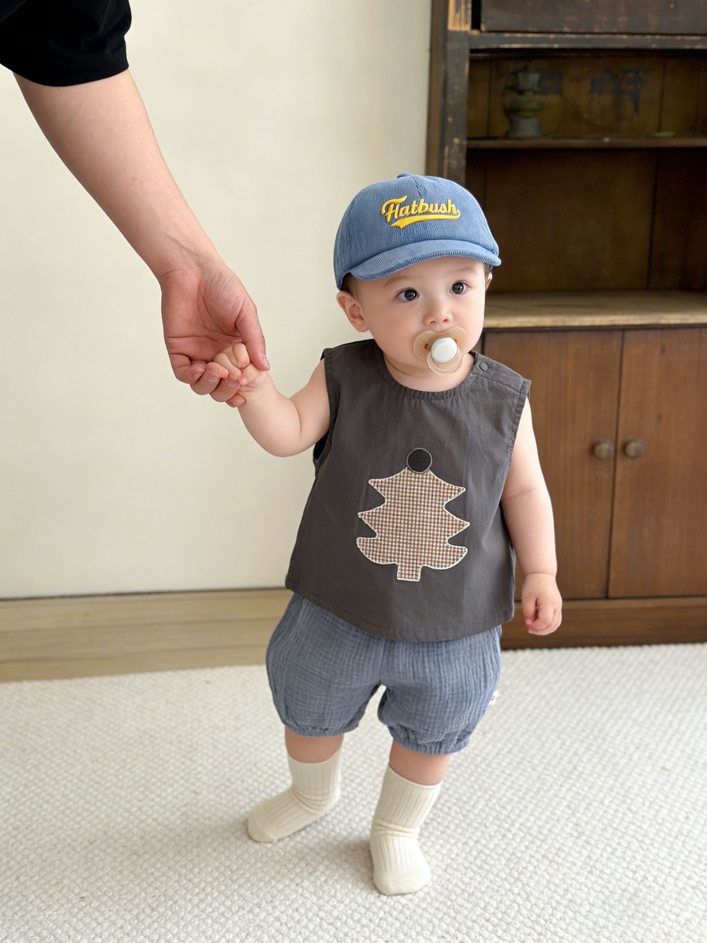 Baby verano delgado chaleco transpirable 2026 nueva ropa de bebé encantadora verano fresco casual camisa sin mangas