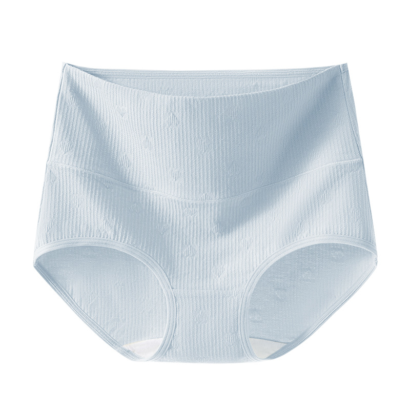 Pantalones cortos triangulares de gran tamaño para niñas transpirables con cintura alta y entrepierna antibacteriana de algodón puro para mujer 2024 nuevo verano refrescante