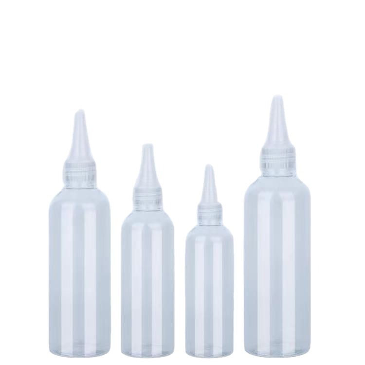 ペット用透明スクイーズボトル（尖った口）10ml20ml30ml50ml100ml200ml スクイーズボトル 調色ボトル|undefined