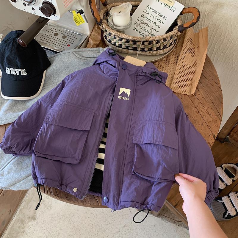 Giubbotto con cappuccio per bambini, giacca invernale calda_voghion.com