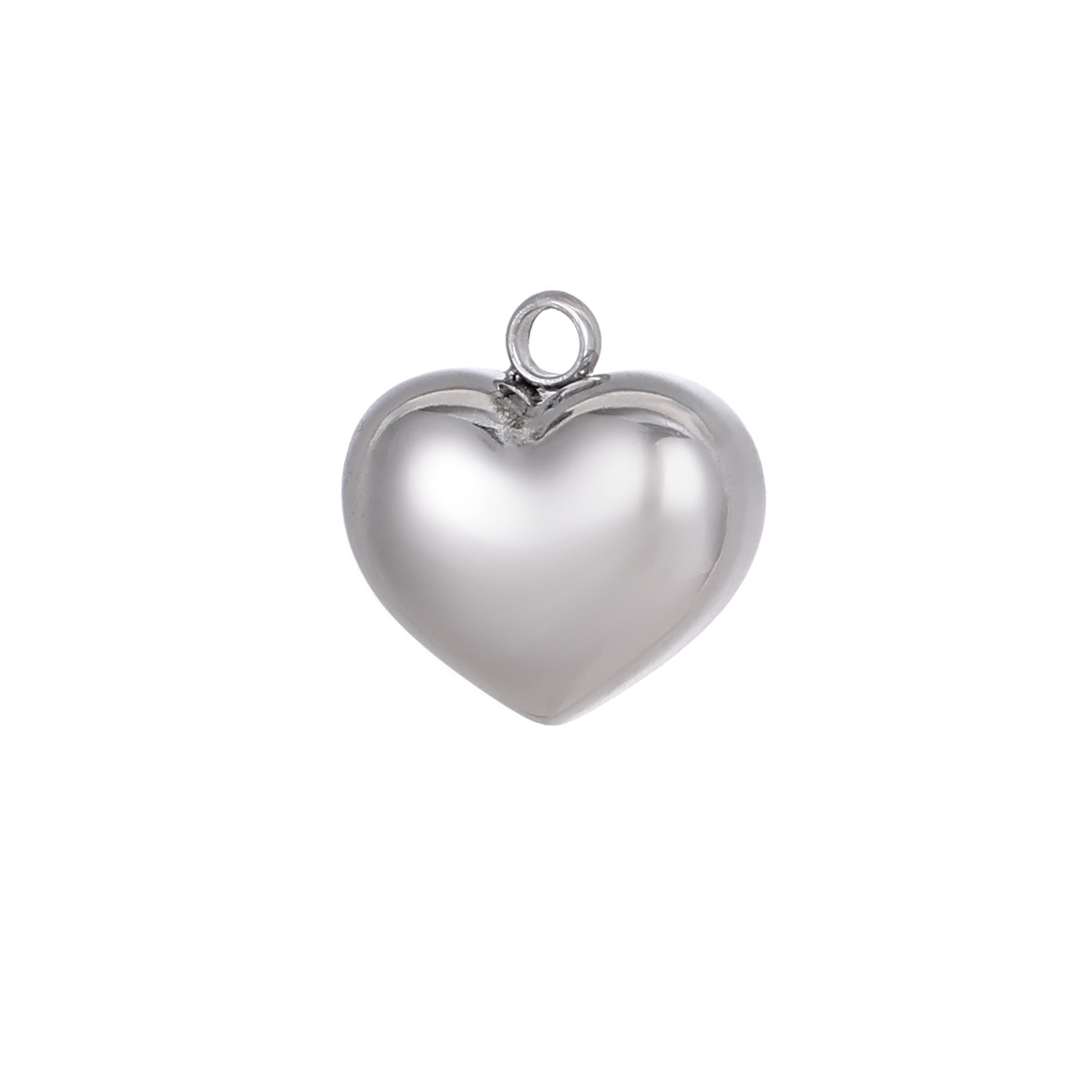 4g Weight Pendant, Chain Jewelry Making Type Diameter 10mm Jewelry Making Size DIY Jewelry Accessories Classification 1 Piece Quantity 304 Stainless Steel Material Heart Shape Pattern Plating Design Simple Style Style 1 Piece Diameter 10mm 304 Stainless Steel Heart Shape Pendant Chain 11