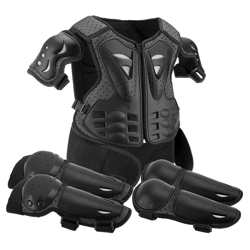 Fábrica al por mayor de niños equilibrio coche ciclismo ropa armadura ropa off-road motocicleta protección del pecho armadura chaleco resistente a la caída traje