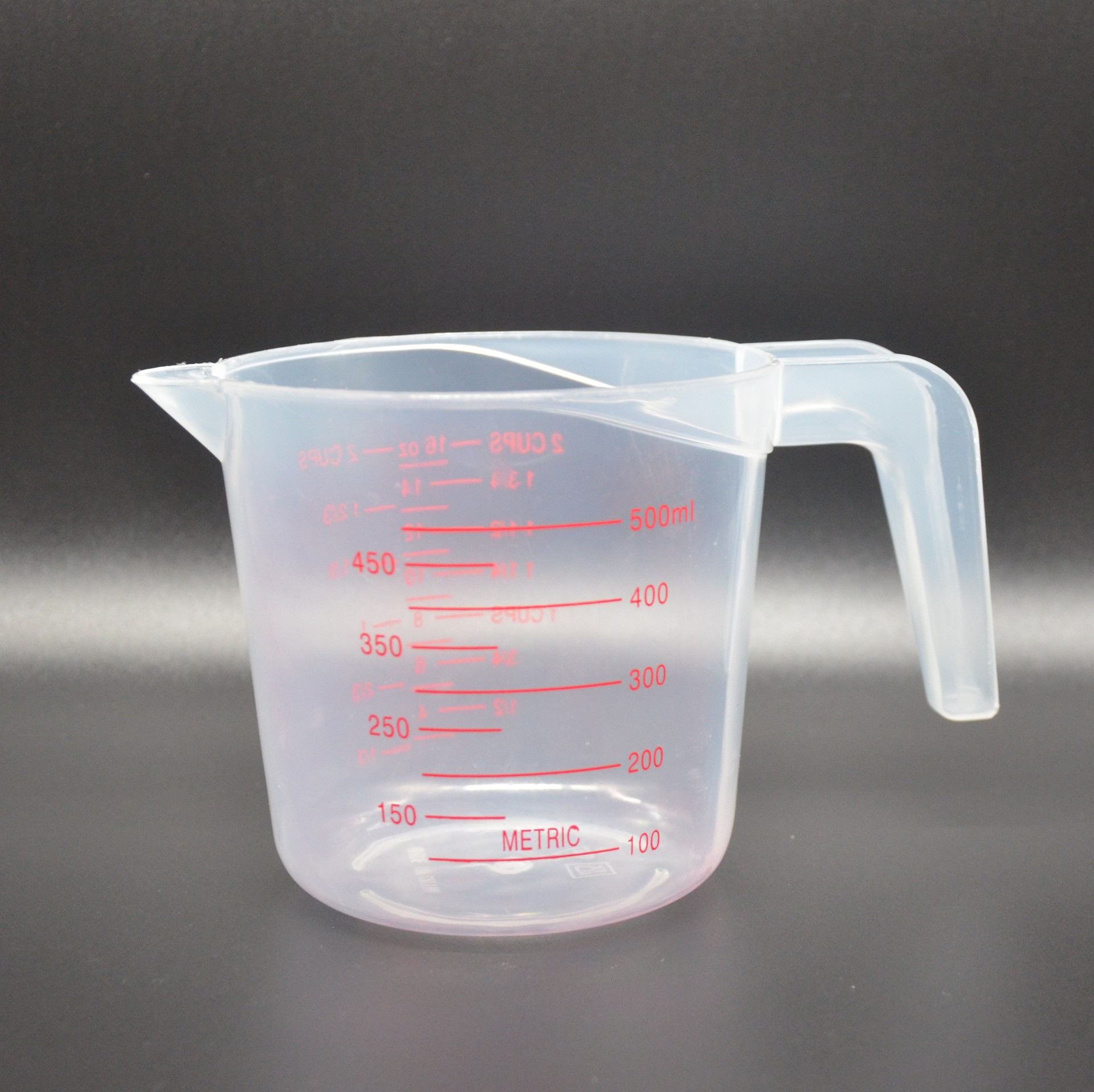 带刻度杯厨房工具杯量勺透明烘焙高测量计量1000塑料量杯250ML500