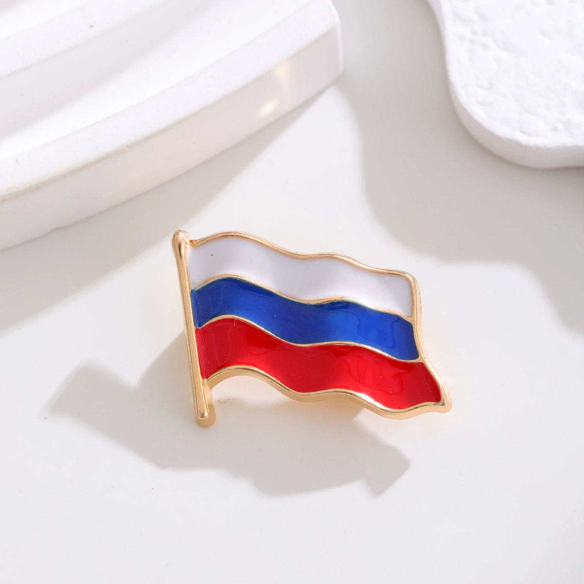 Россия Герб флаг значок набор Советская война День Победы кросс-граница капля масла клей булавка флаг