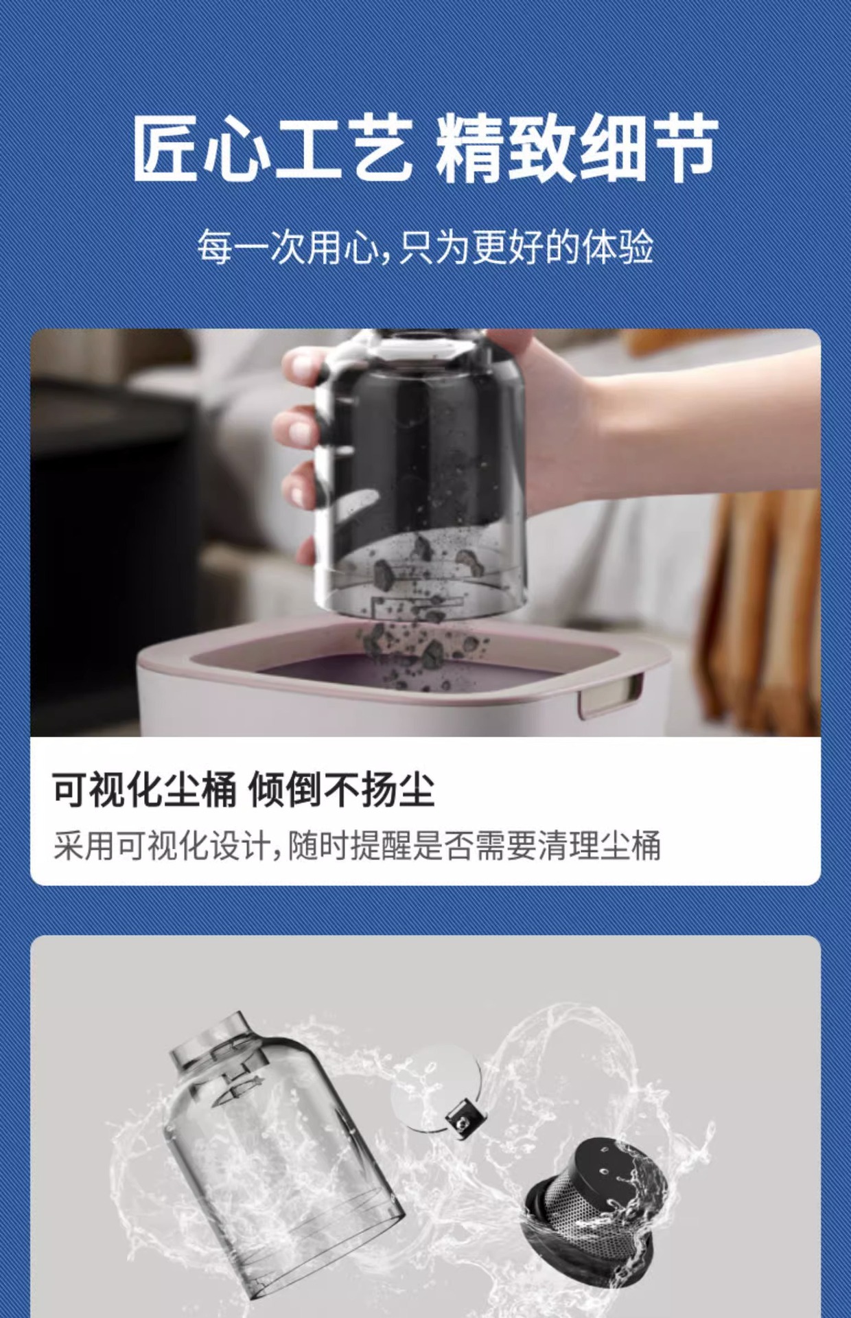 2026 new wireless handheld car vacuum cleaner, a combination of suction and blowing functions, with strong suction power, suitable for both home and car use, and featuring high power