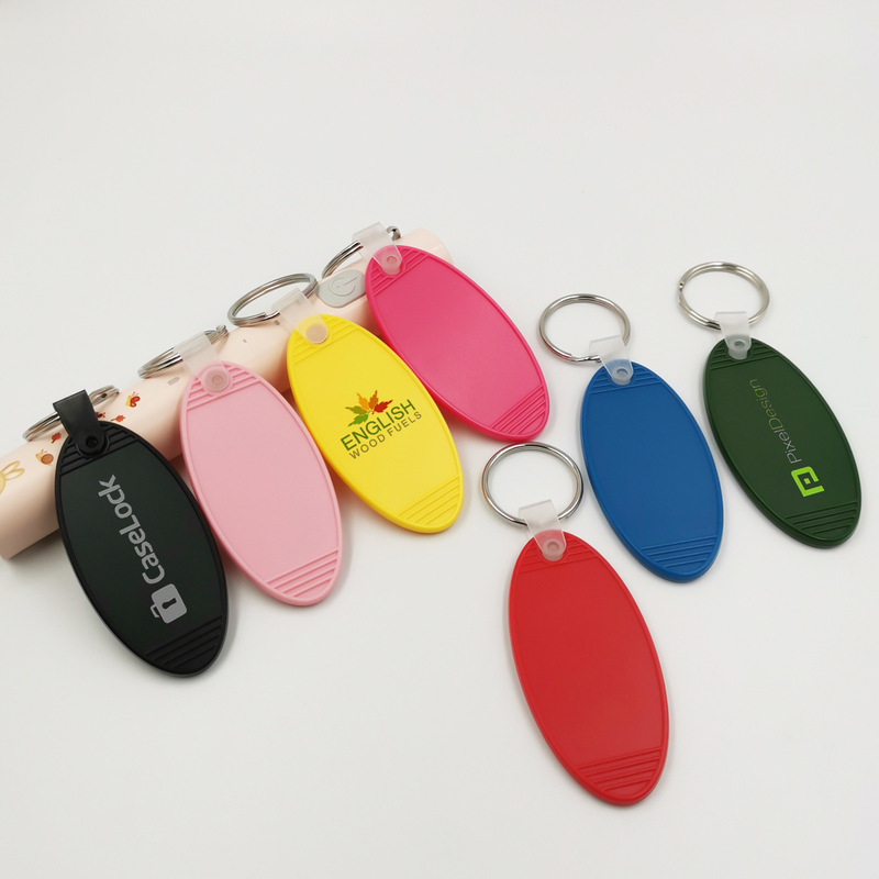 Wholesale luggage tag key tag pendant retro motel key chain hotel number plate order Logo gift