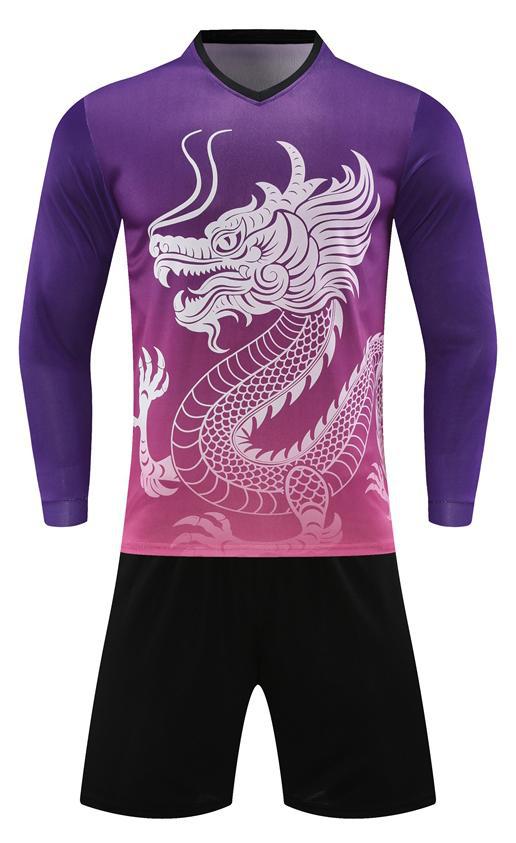 Dragón de secado rápido traje de barco dragón traje de manga larga protección solar dragón barco dragón barco dragón traje de equipo de seda de hielo se puede imprimir nombre del equipo