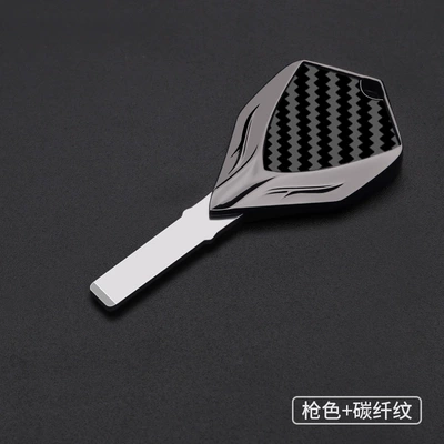 BMW R1200RT F650GS – Motorcycle Key - gunmetal-color-carbon-fiber-pattern-bm-105