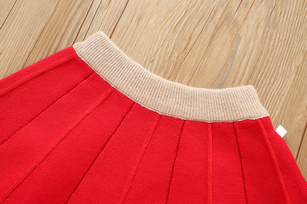 Children's Sweater 2022 Autumn/Winter New Korean Small Fragrance and Western Style Knitted Two Piece Set for_voghion.com