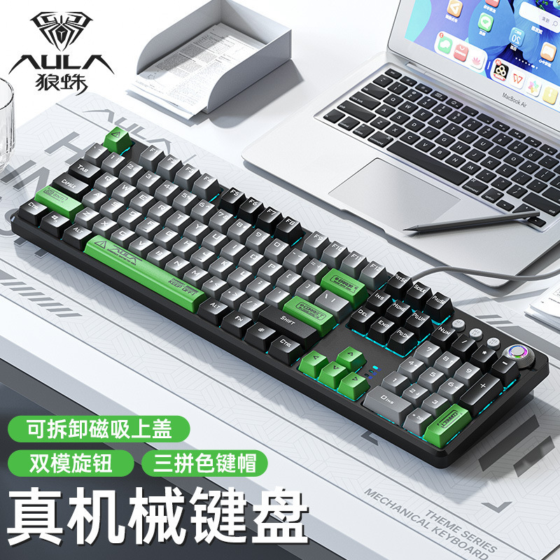 タランチュラの機械のキーボードの側はグラデーションのボタンを刻んでゲームの事務のデスクトップのノートの卸売りを競争します。|undefined