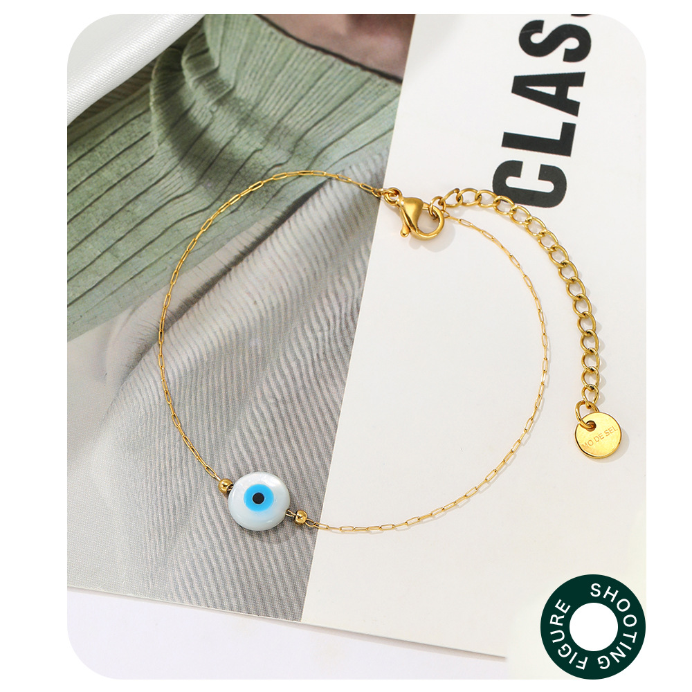 Fashion Eye Stainless Steel Plating Bracelets 1 Piece