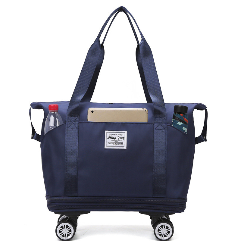 トラベルバッグランドセル大型荷物バッグ学生用拡張可能ショートファッション乾湿分離収納バッグ|undefined