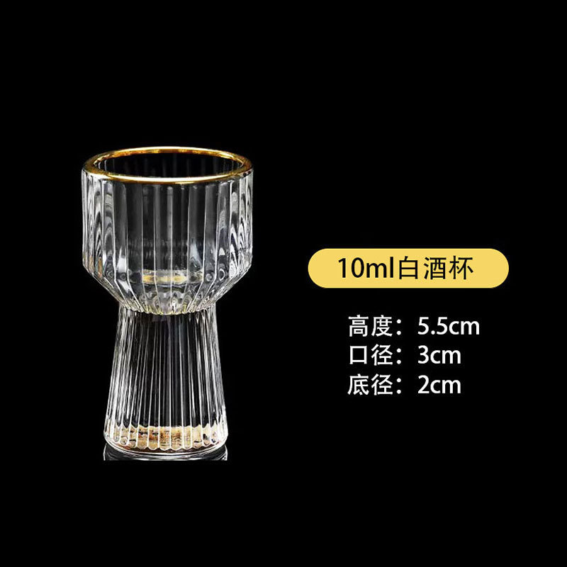 Vidrio doméstico alto pie taza de vino vino conjunto de taza de vino comercial <unk> taza de fondo grueso taza de bala vino al por mayor