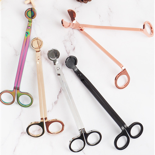 Stainless steel scented candle tools scented candle scissors wick scissors candle wick scissors candle extinguishing scissors