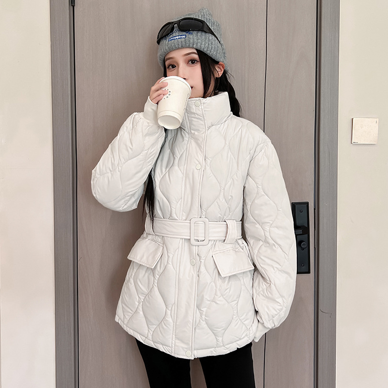 ウエストスタンドカラーダウン綿服婦人服 2025 新しい冬韓国綿ジャケット防寒服外国貿易ジャケットトレンディ|undefined