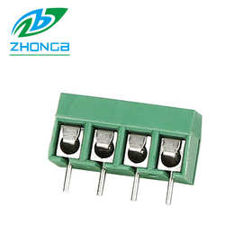 厂家供应绿色/蓝色/灰色/黑色  接线端子301V-5.0螺钉式PCB 直针