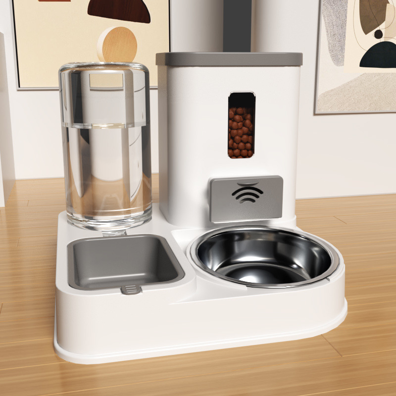 [Collected by 4984 people] Pet double-bowl water dispenser for cats…