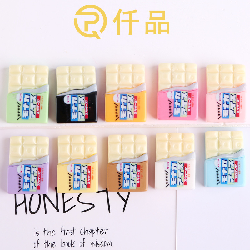 仿真巧克力食玩手工diy奶油胶手机壳发夹鞋扣公仔装饰贴片