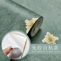 Retro American self-adhesive wallpaper 3D three-dimensional warm bedroom, dormitory, living room, TV background, wall paper, self-adhesive for home use