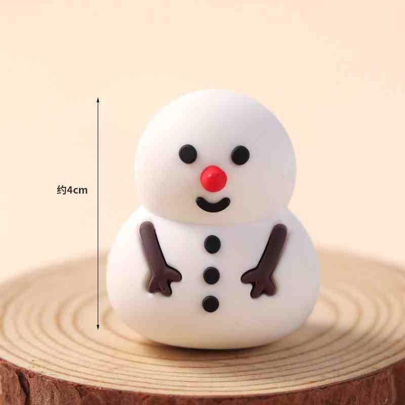 著作権クリスマスケーキ装飾装飾品ソフトゲルクリスマス楽しい老人雪だるまヘラジカクリスマスツリーパーティープラグイン|undefined