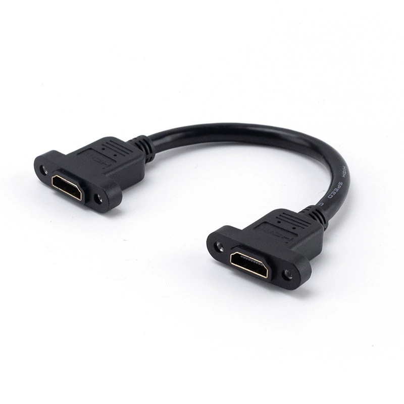HDMI удлинительная линия, уши матери, винтовые отверстия можно закрепить ограничителем, версия 1.4, 1080P высоко-расширяемая линия