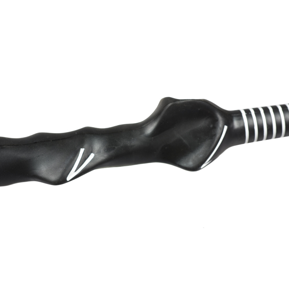 Golf en forma de mano agarre Club swing palo goma corrección en forma de mano derecha suministros de práctica para principiantes