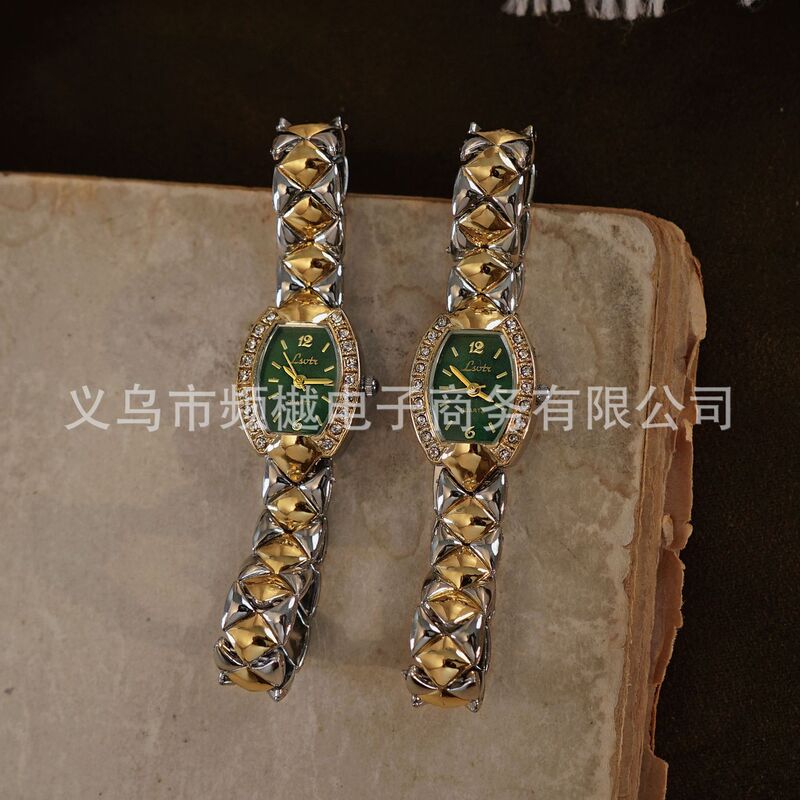 LSVTR manufacturer wholesale cross-border foreign trade hot-selling vintage-style classic barrel-shaped light luxury mini women's watch LSVTR manufacturer wholesale cross-border foreign trade hot-selling vintage-style classic barrel-shaped light luxury mini women's watch