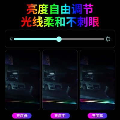 Colorful Decorative Light, USB Front – Panel (Dashboard) işıqlandırması