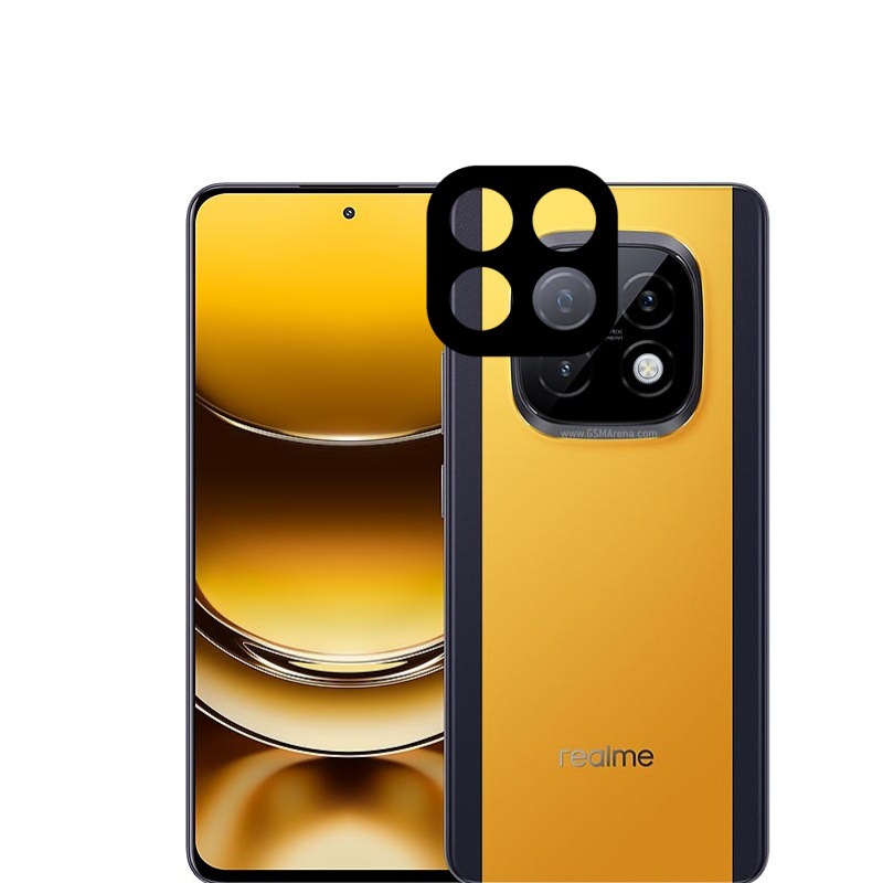 Realme Narzo70Turbo película de lente de cámara trasera película de vidrio serigrafía transparente de alta definición image 5