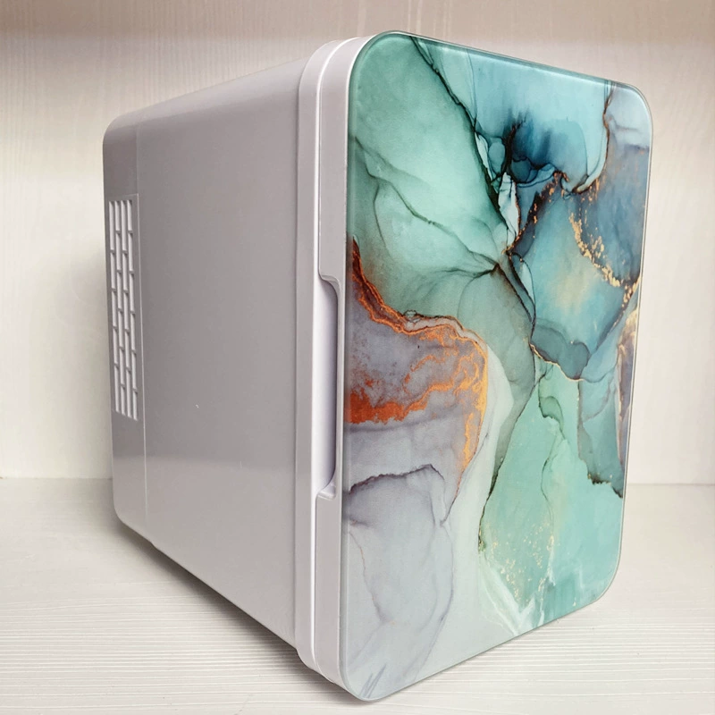 Трансграничный европейско-американский автомобильный холодильник 4 л, 220В/110В, двойного назначения для автомобиля и дома, с функциями охлаждения и нагрева, подходит для студенческих общежитий и косметики, хит продаж для трансграничной торговли.