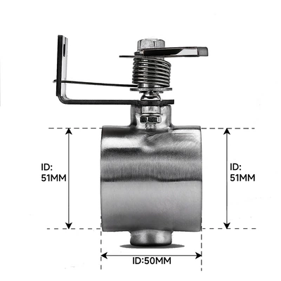 modification controller 51 universal | Exhaust pipe