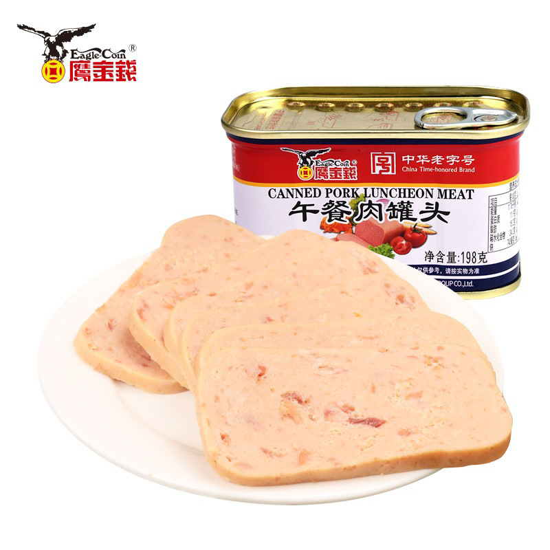 鹰金钱金奖豆豉鲮鱼罐头227g方便罐头即食海鲜鱼罐头熟食下饭菜|undefined