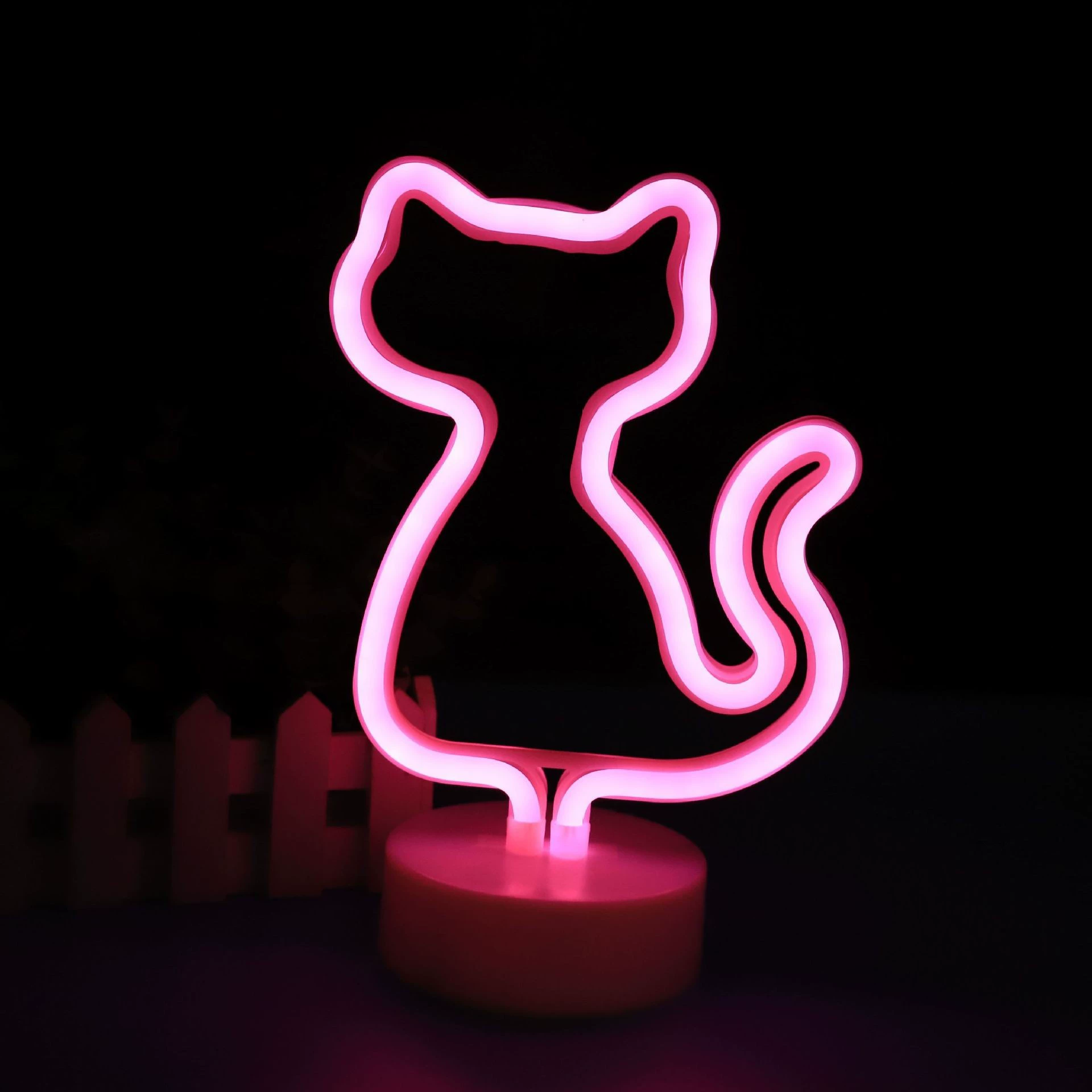 Новый неоновой формы свет рождественский подарок Феникс Единорог Радуга USB маленькая настольная подсветка LED неоновый свет