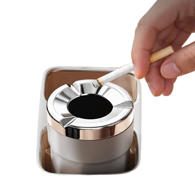 Car ashtray — sealed and rotating, anti-splash ashtray