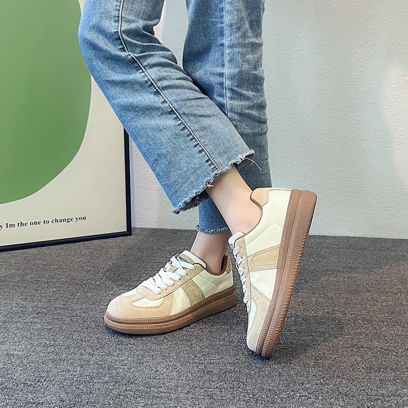 Zapatillas deportivas casuales Augusden estilo Forrest Gump para mujer, novedad primavera 2026, estilo retro deportivo de Hong Kong, zapatillas de entrenamiento alemanas.