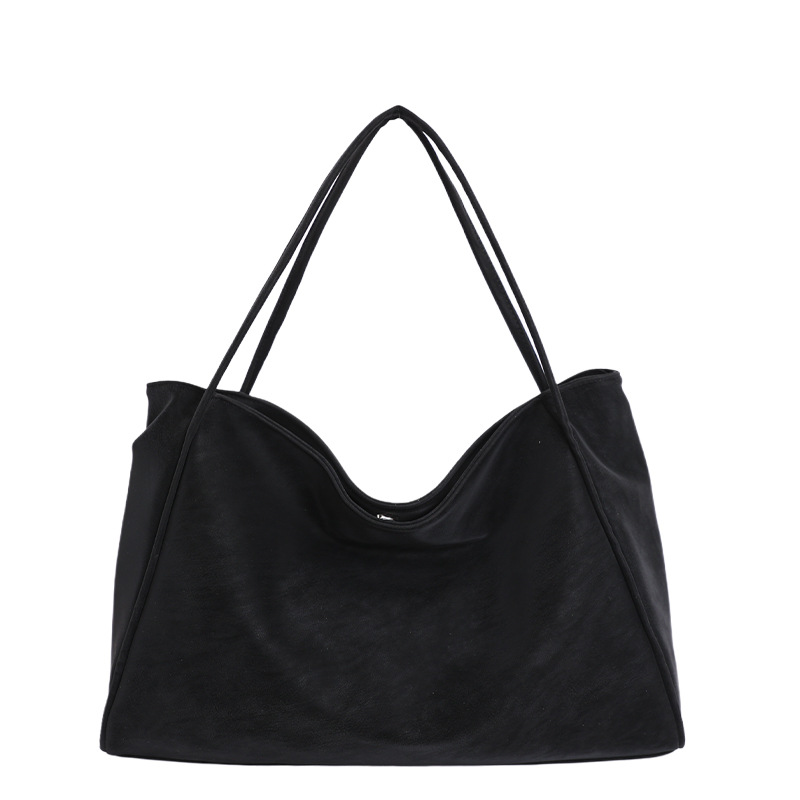 Bolsa de hombro coreana retro de gran capacidad, nicho, bolsa de viaje diario, bolsa de mano extranjera