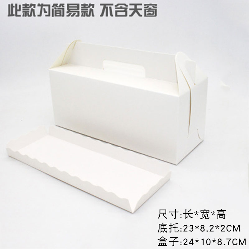 Mayorista ventana portátil caja de embalaje de pastel de toalla de papel de papel de taza de papel de West Point embalaje de 50 pcs