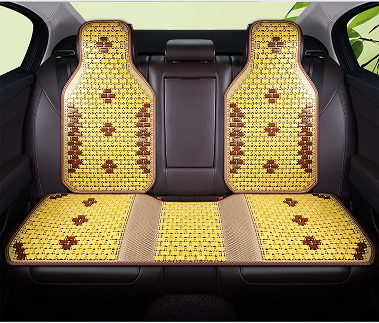 Car Seat Cushion Summer Truck Seat Cushion Cooling Pad Single Piece Seat Car Pad Bamboo Cooling Mat Ice Pad Rear Ventilation for Long Sitting