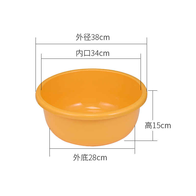 lavabo doméstico grande profundizar gran lavabo redondo bebé lavabo infantil lavabo de plástico grueso duradero
