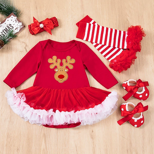Red Christmas 4 pieces
