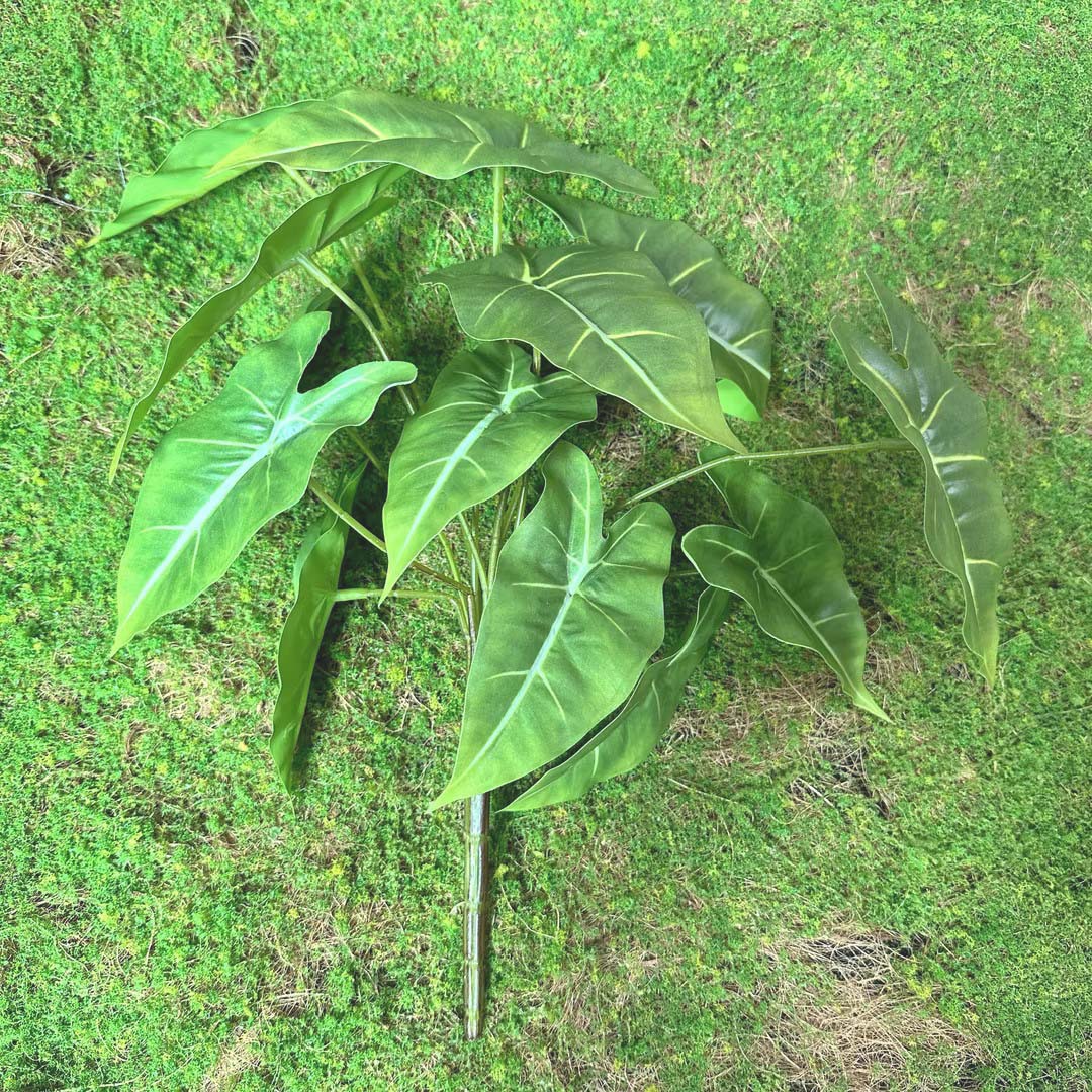 Fairy Cave tortuga hoja sentir arreglo floral hoja material planta esquina ventana belleza paisaje decoración artificial planta verde mango haz