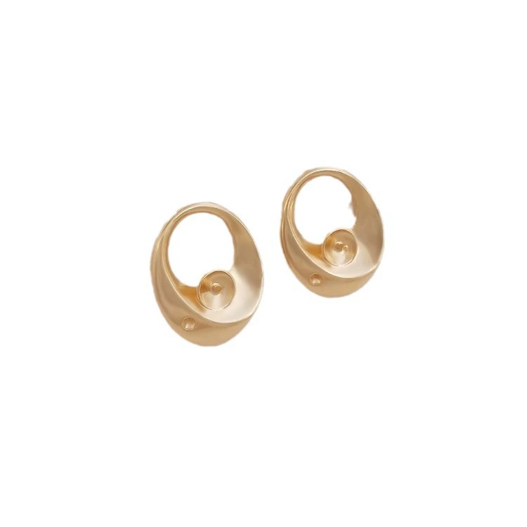 Серебряная игла, серьги из жемчуга ручной работы, образец 925, 14 карат, золотистый оттенок