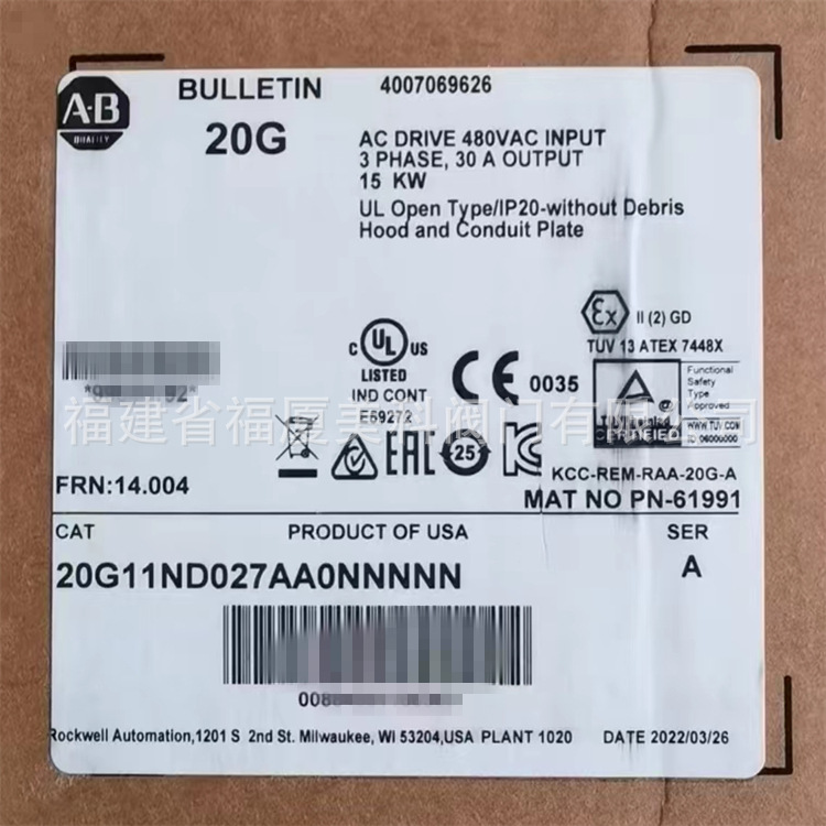 现货变频器20F14NC-104AA/104JA/140AA/140AN/140JA-0NNNNN