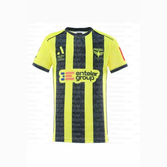 25-26 Wellington Phoenix Men's Replica Home Shirt Football Jersey Sports Quick-Dry Men's T-Shirt